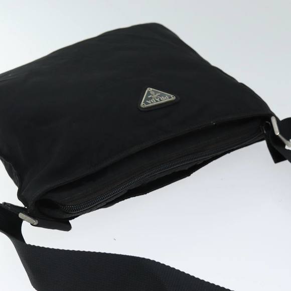 PRADA Shoulder Bag Nylon Black Auth 75019 - Picture 6 of 16